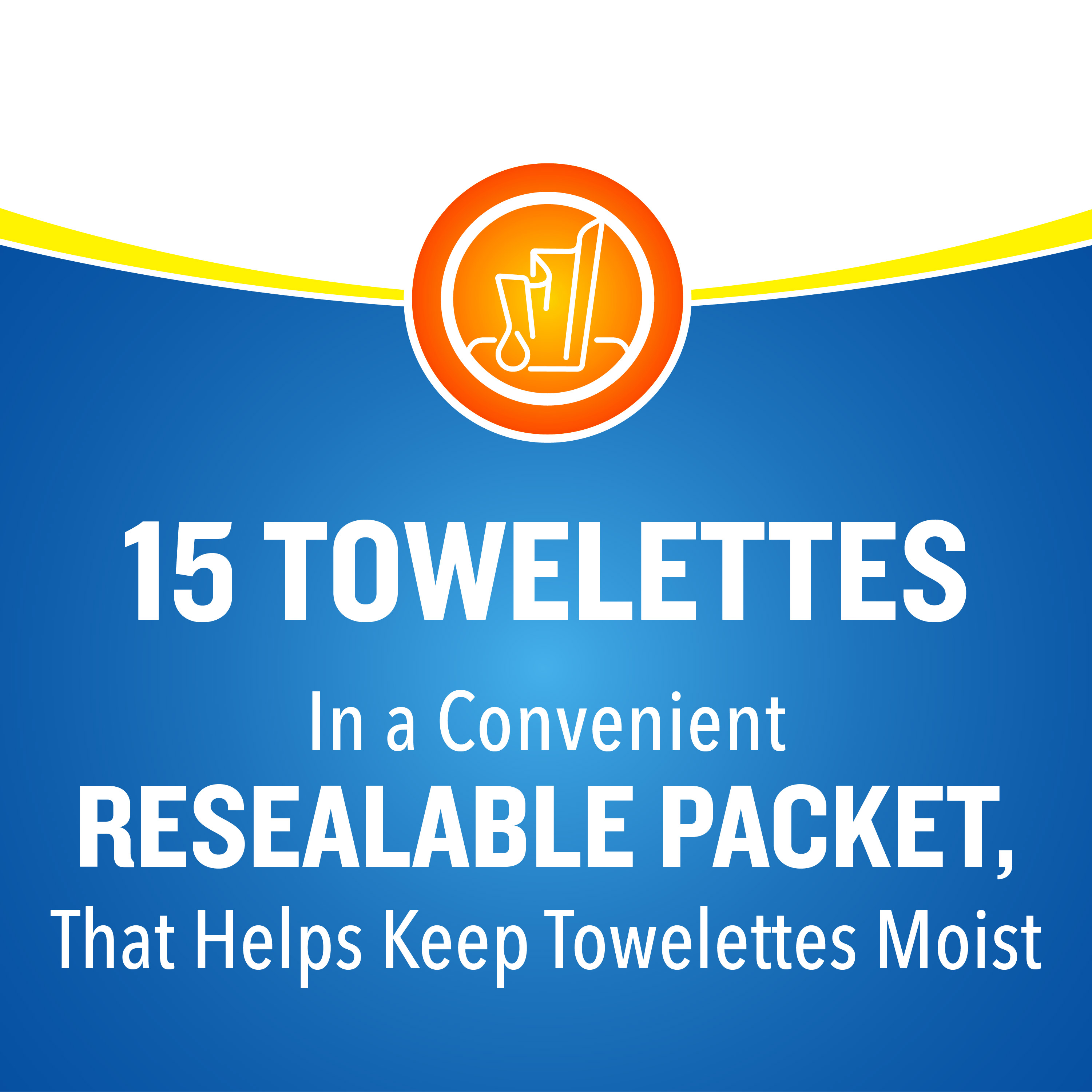 HG-95838 All Family Wipes 15ct Towelettes